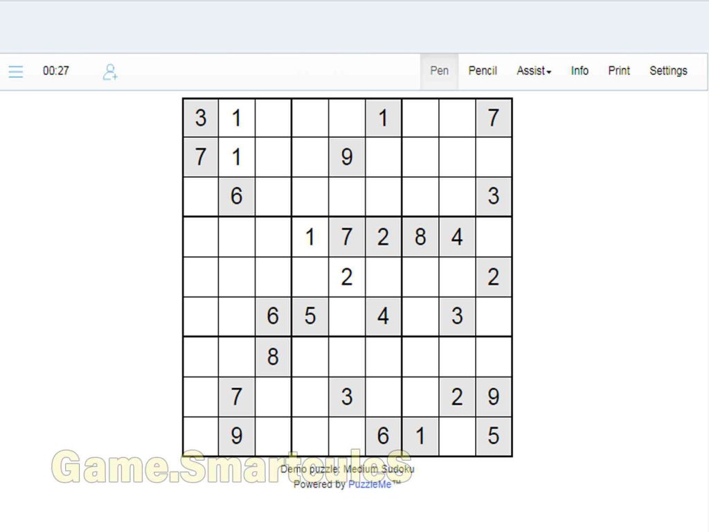 play free online sudoku game